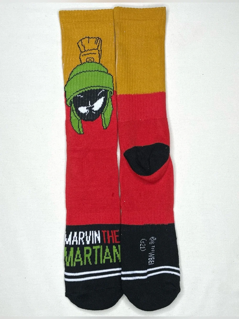 Looney Tunes Marvin the Martian Novelty Crew Socks